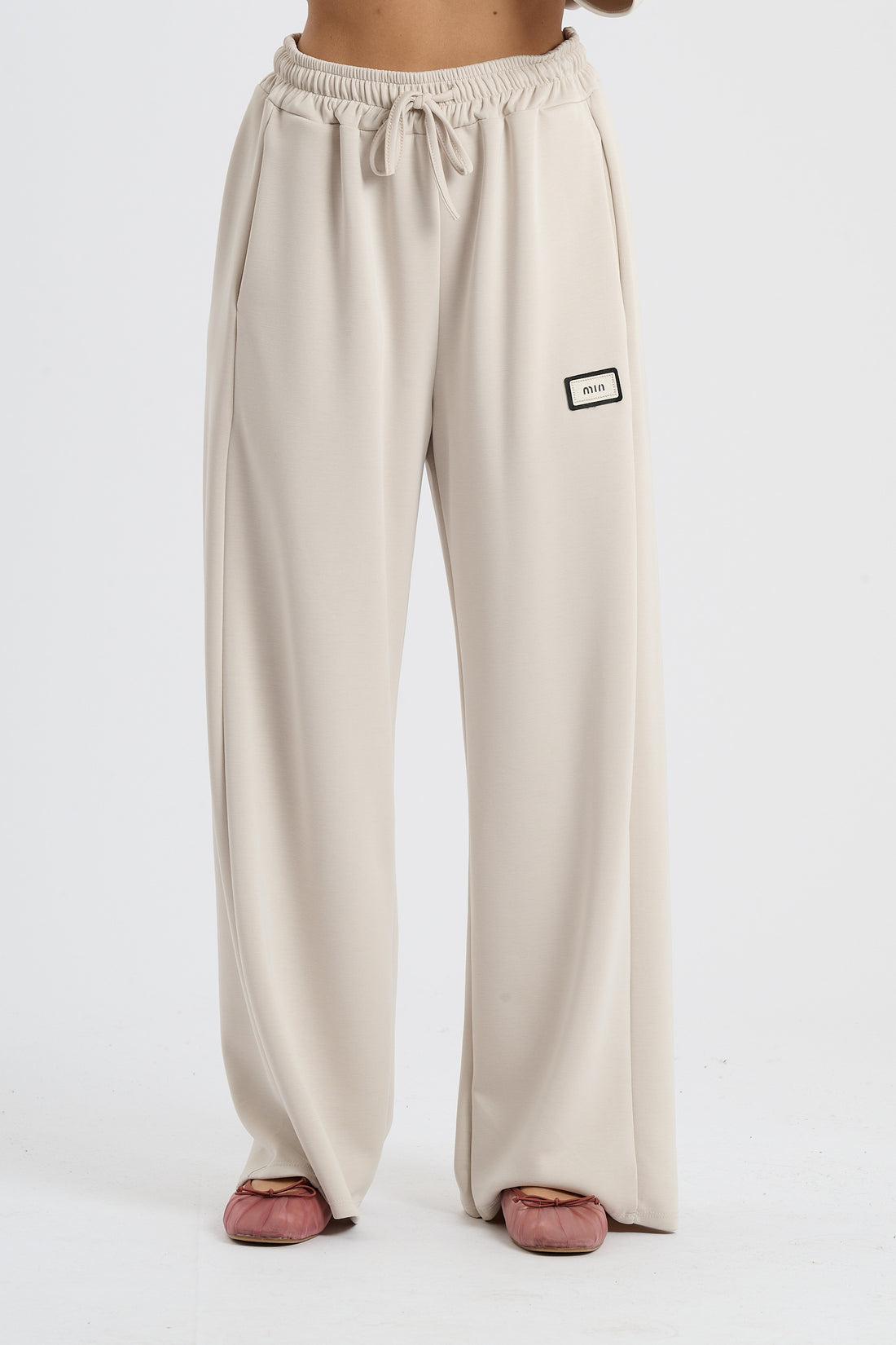 Stoffhose Min - Beige