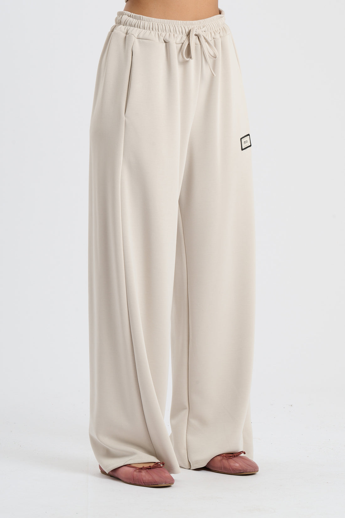 Stoffhose Min - Beige