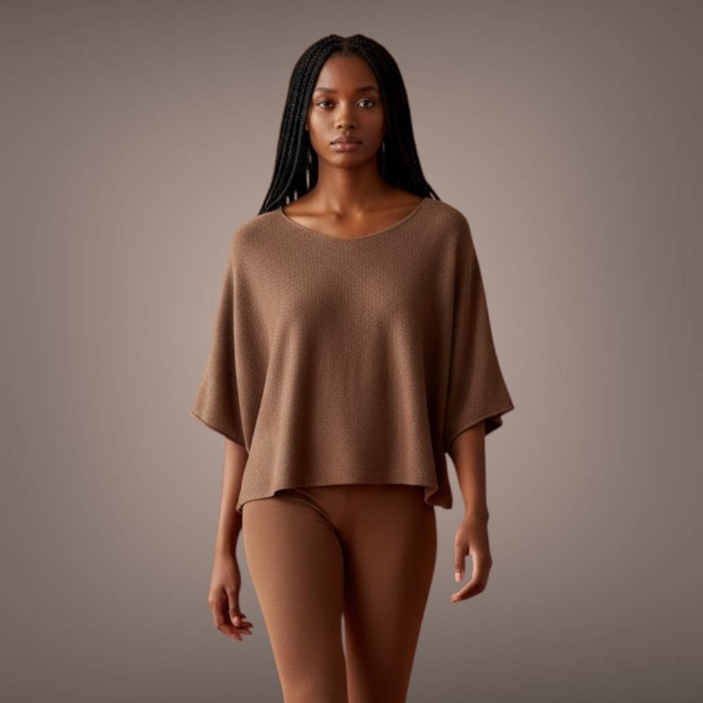 Wollshirt Elie - Braun