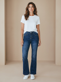 Jeans Flare - Blau