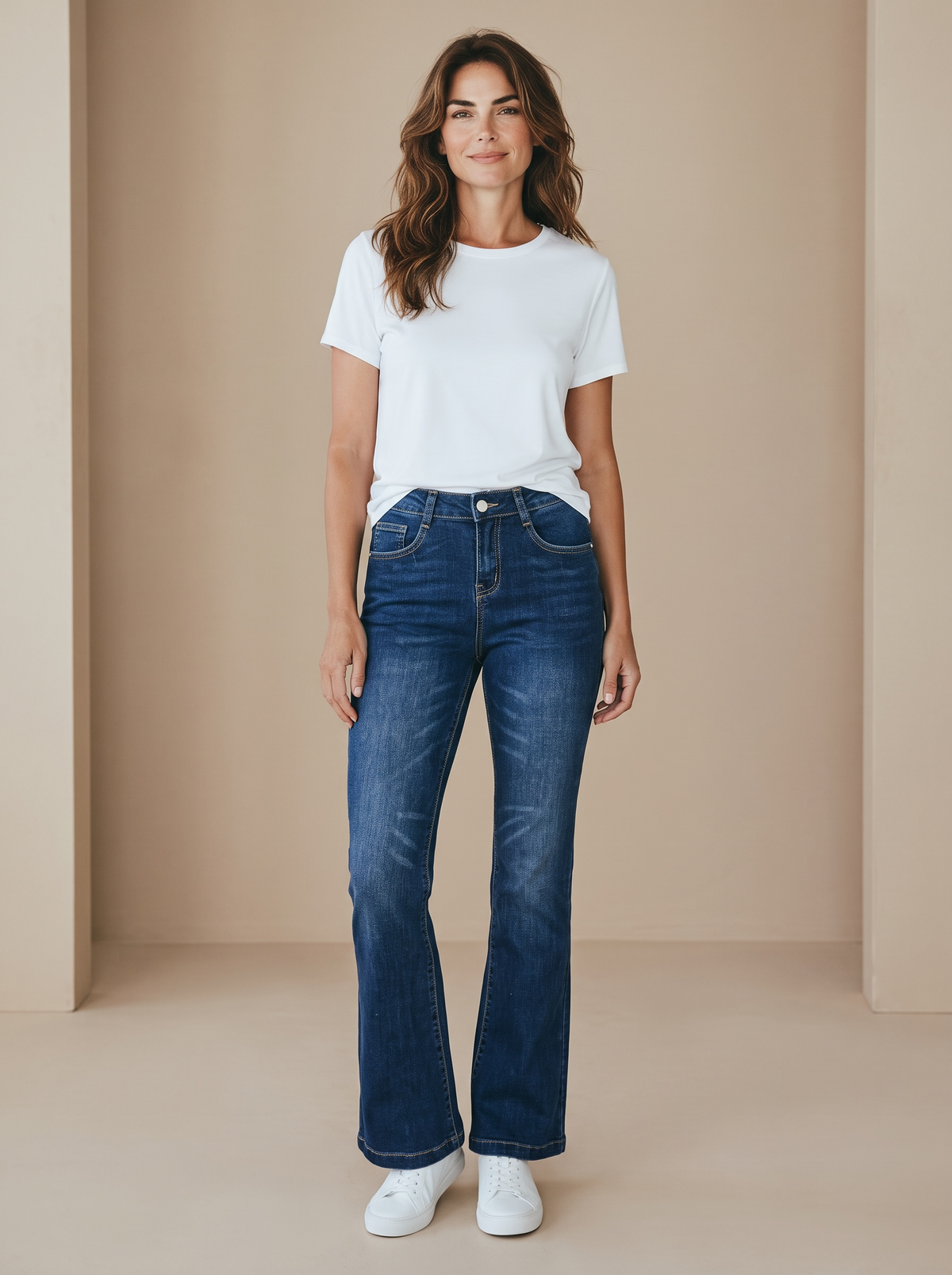 Jeans Flare - Blau