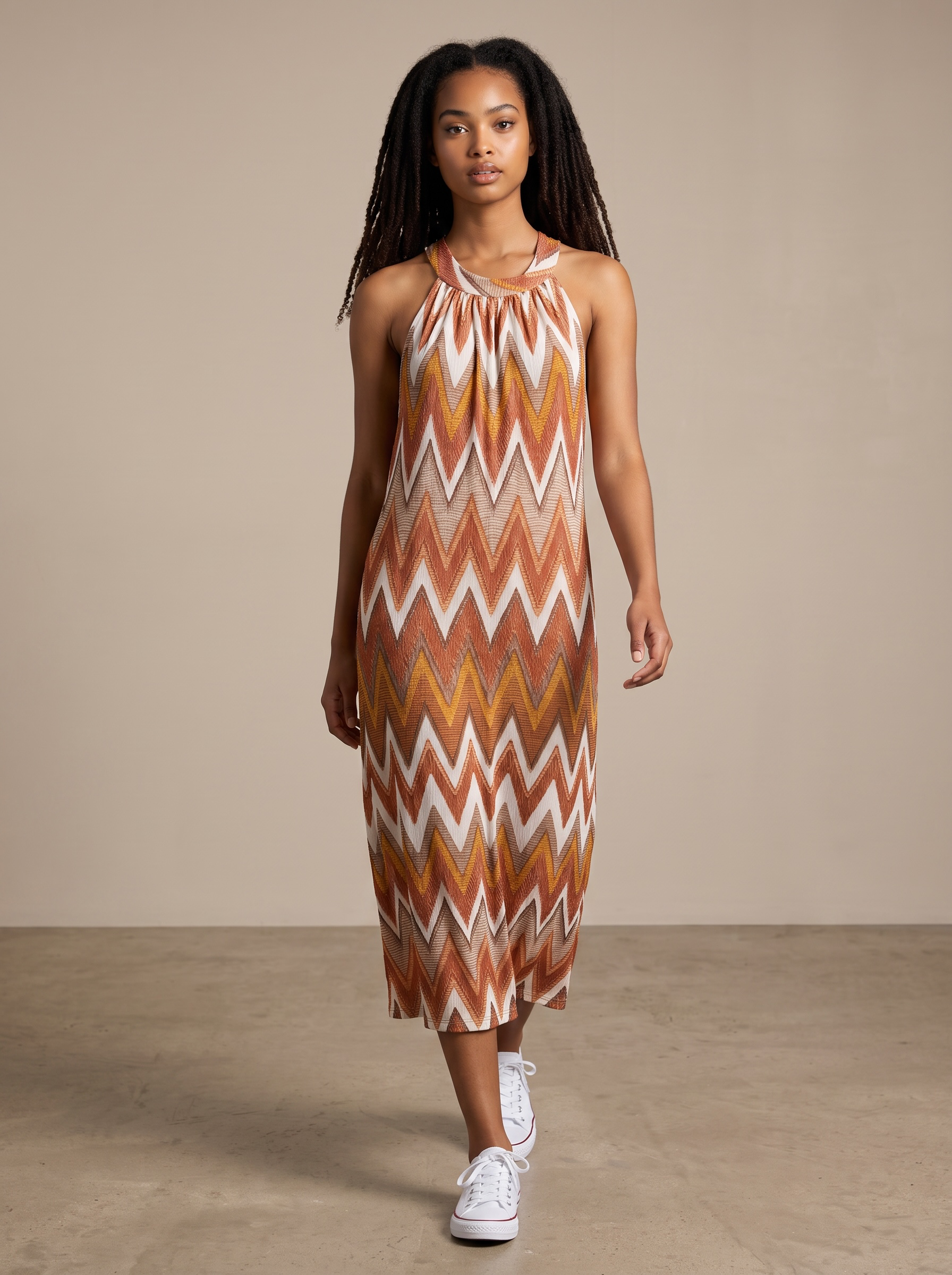 Kleid Zaria - Braun