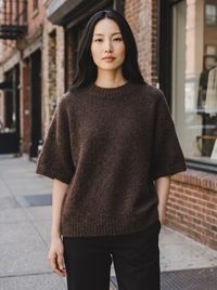 Strickshirt Chalotte - Braun