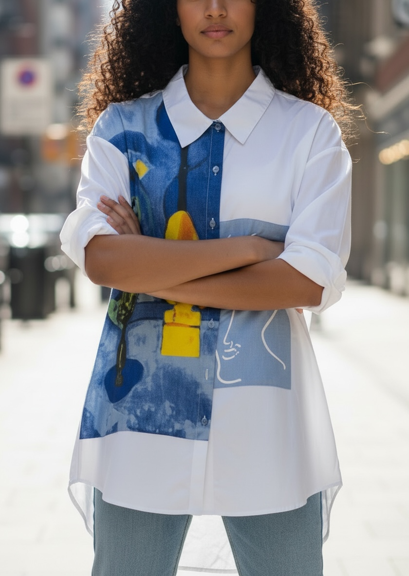 Bluse Juba - Blau
