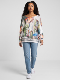 Longsleeve Strickshirt Milan - Beige