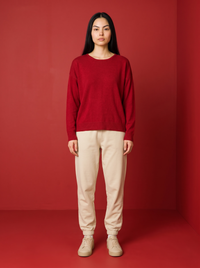 Strickshirt Byron - Rot