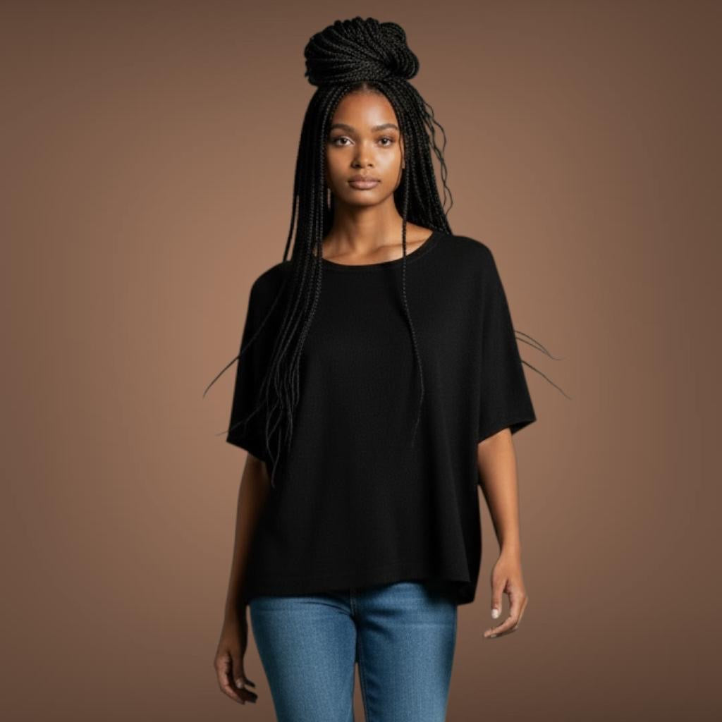 Wollshirt Elie - Schwarz
