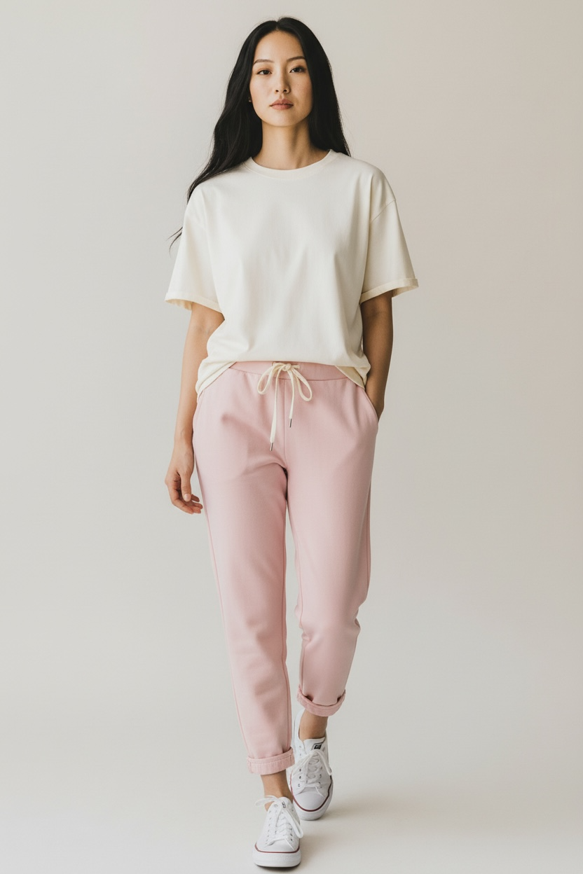Pants-Sandra - Rosa