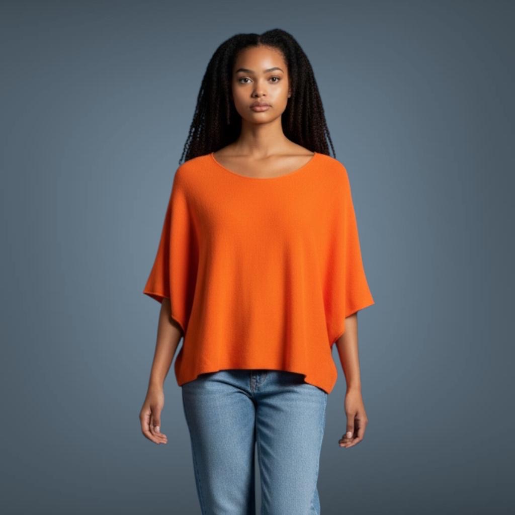 Wollshirt Elie - Orange