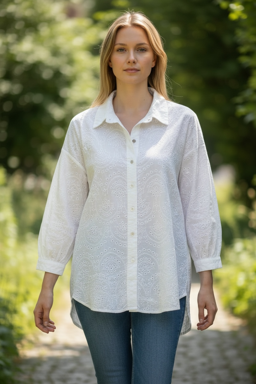Bluse Lua - Weiss