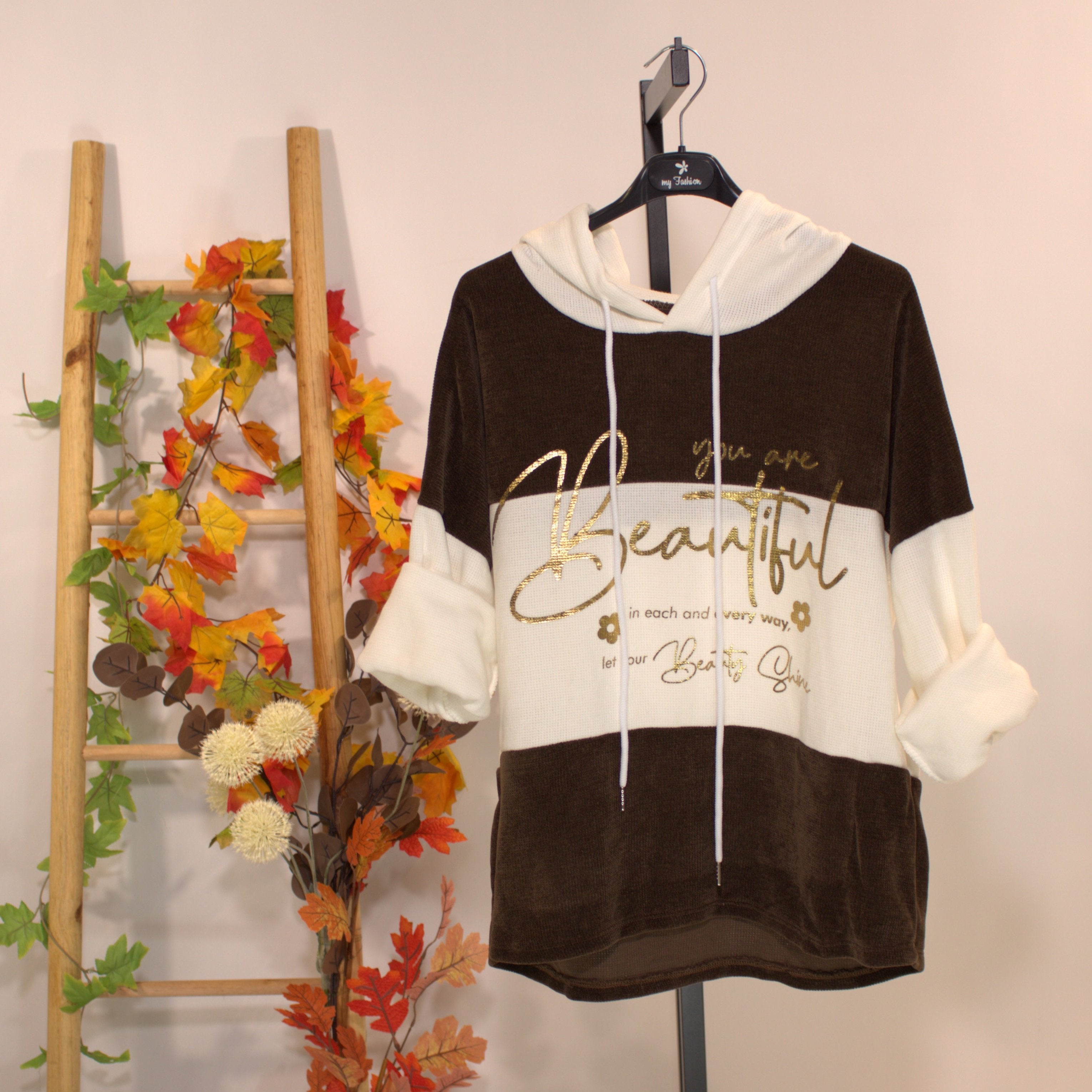 Hoodie Wales - Dark Brown