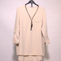 Longsleeve shirt Pipii - beige
