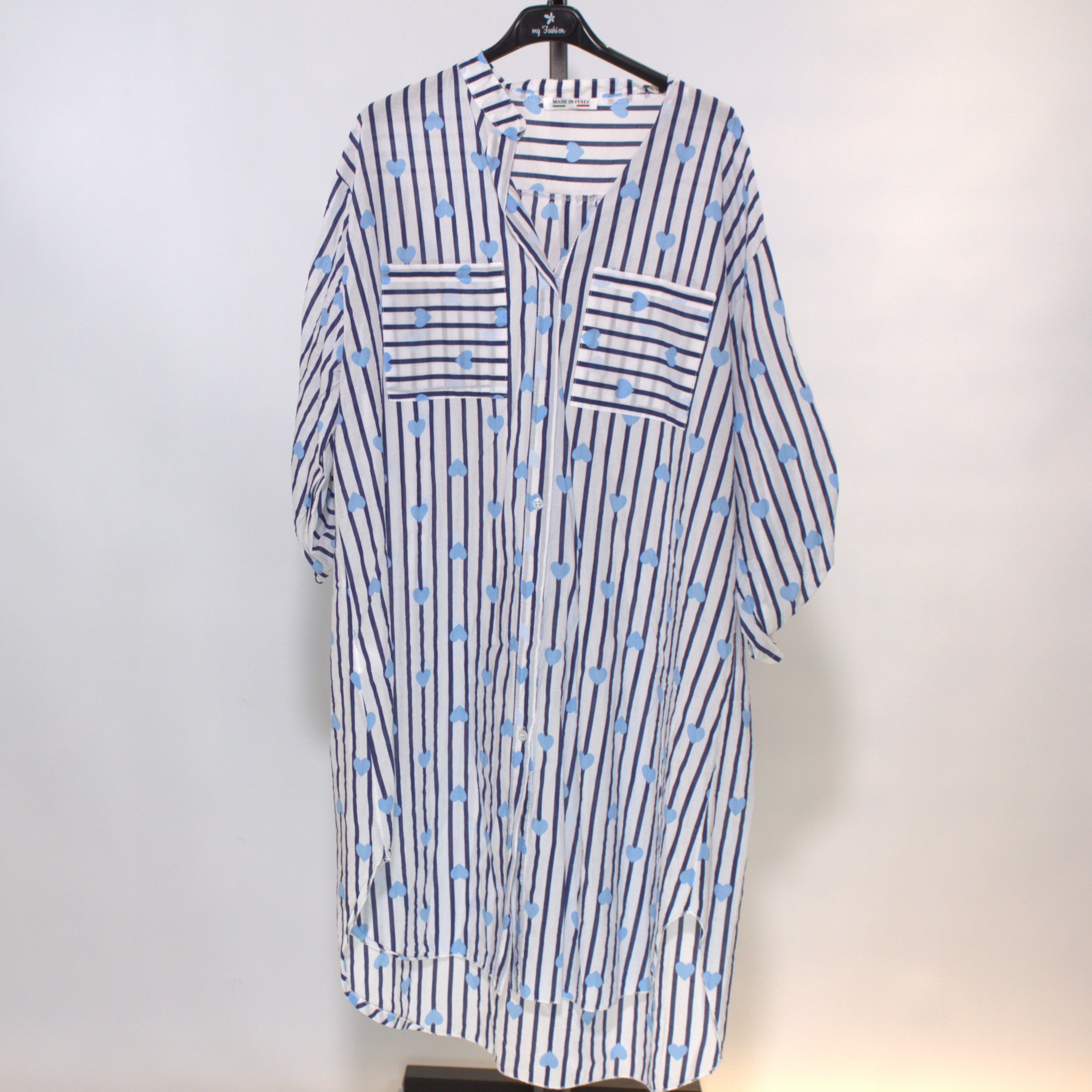 Oversized shirt Malina - white