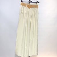 Bali trousers + belt - beige