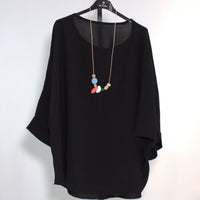 Shirt Malawi + chain - black