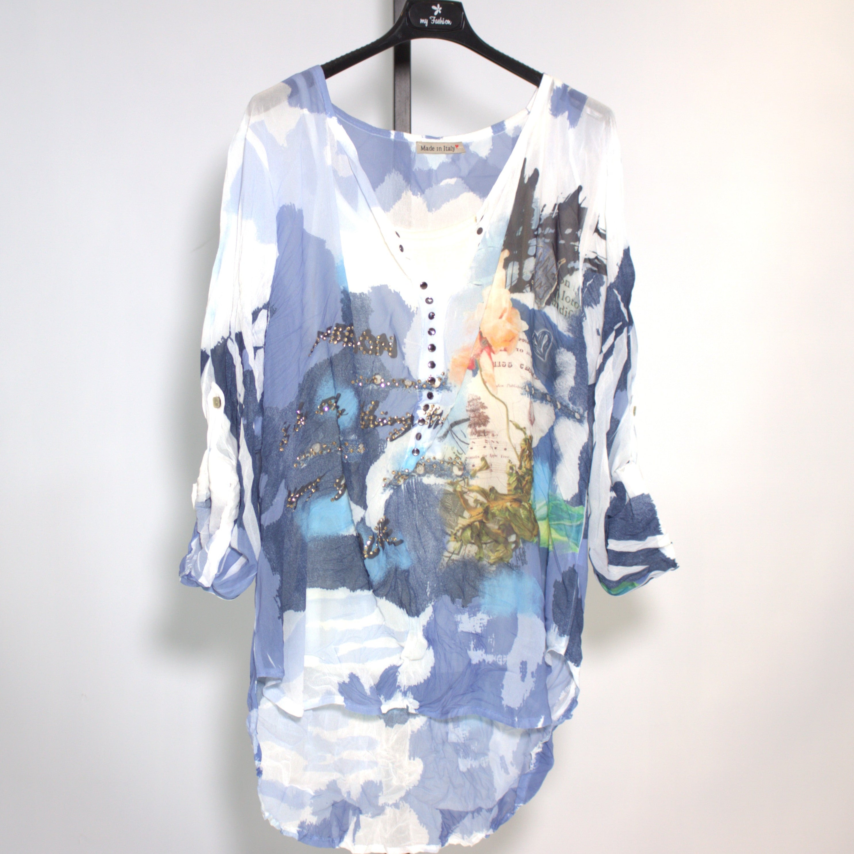 Sicilia blouse - blue