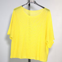 Knitted shirt - yellow