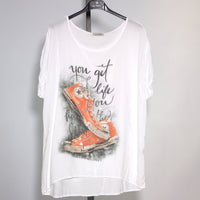 Sneaker shirt A - orange