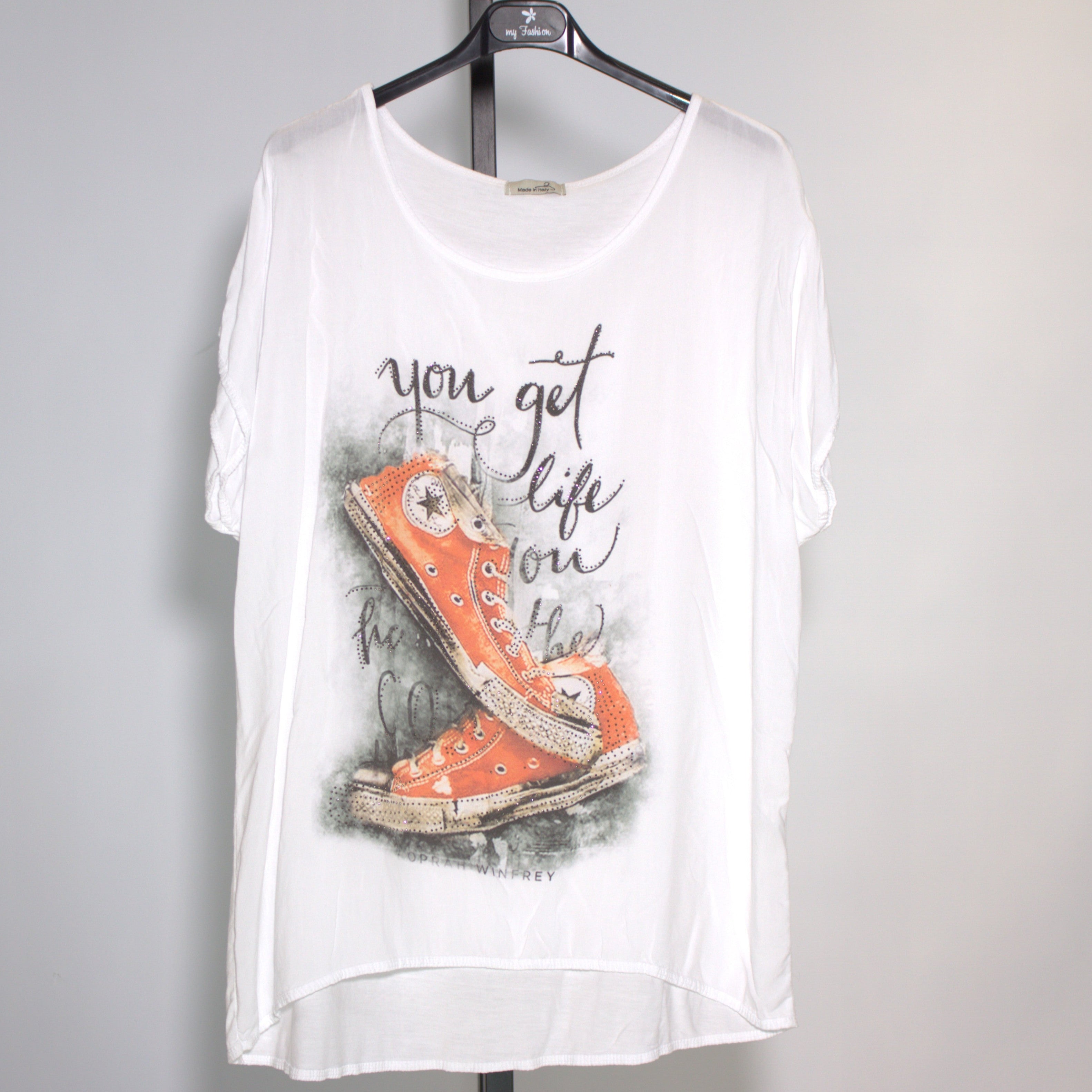 Sneaker shirt A - orange