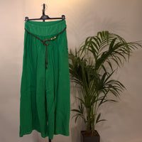 Linen Pants B - green