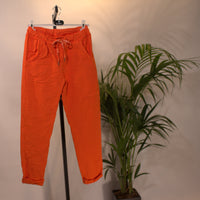 Fabric Pants E - Orange