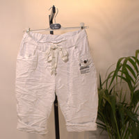 Fabric Short A -white