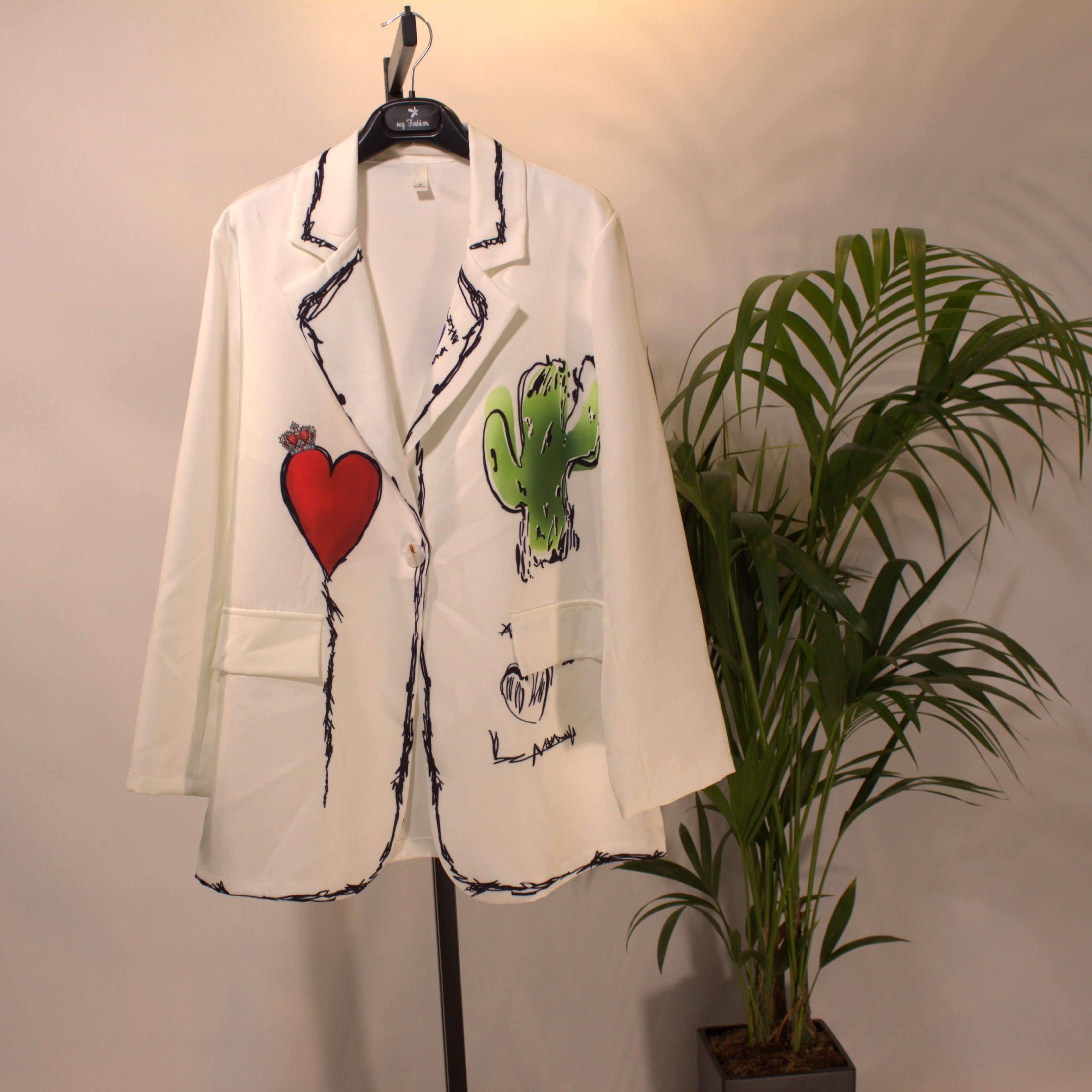 Blazer Cactus - white