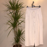 Linen pants - white