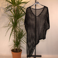 Top knit A - black