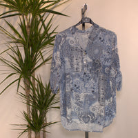 Blouse Fantasy A - light blue