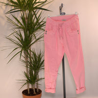 fabric pants F - pink