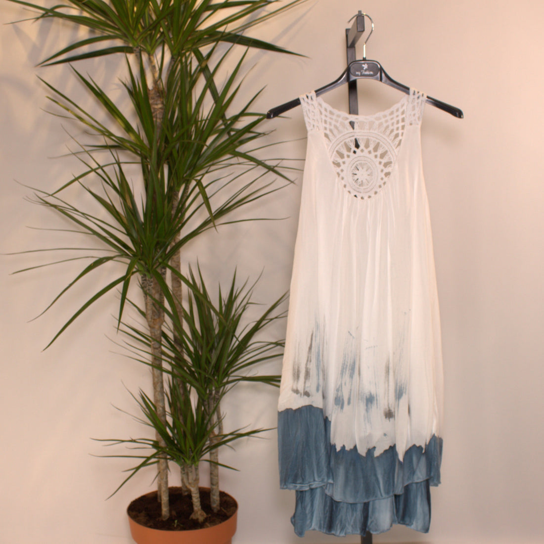 Sommer Kleid E - dunkelblau