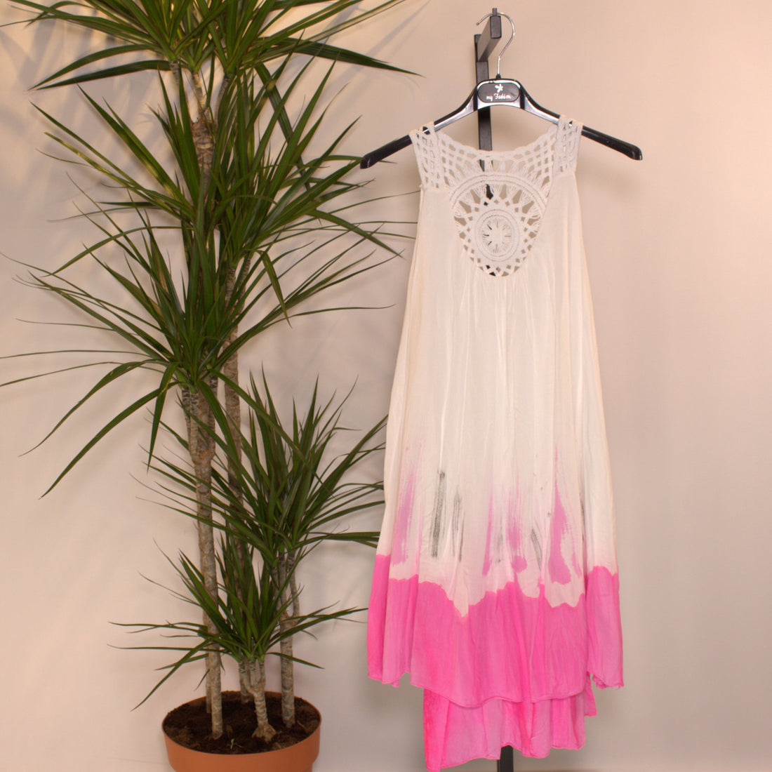 Sommer Kleid E - pink