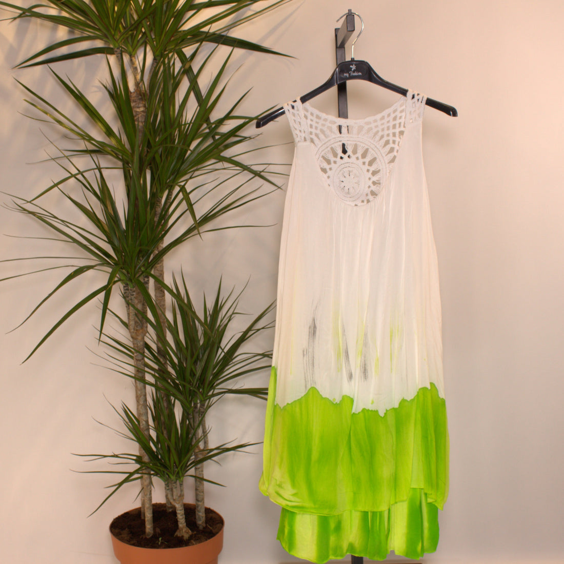 Sommer Kleid E - grün