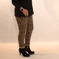Mali fabric trousers - Leopard