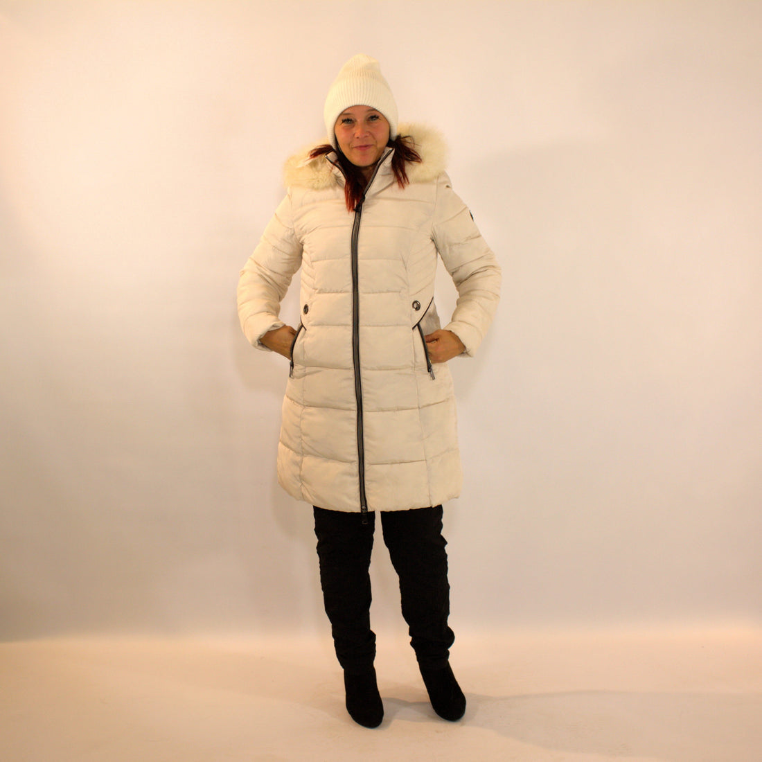 Pufferjacke Milan - Beige S
