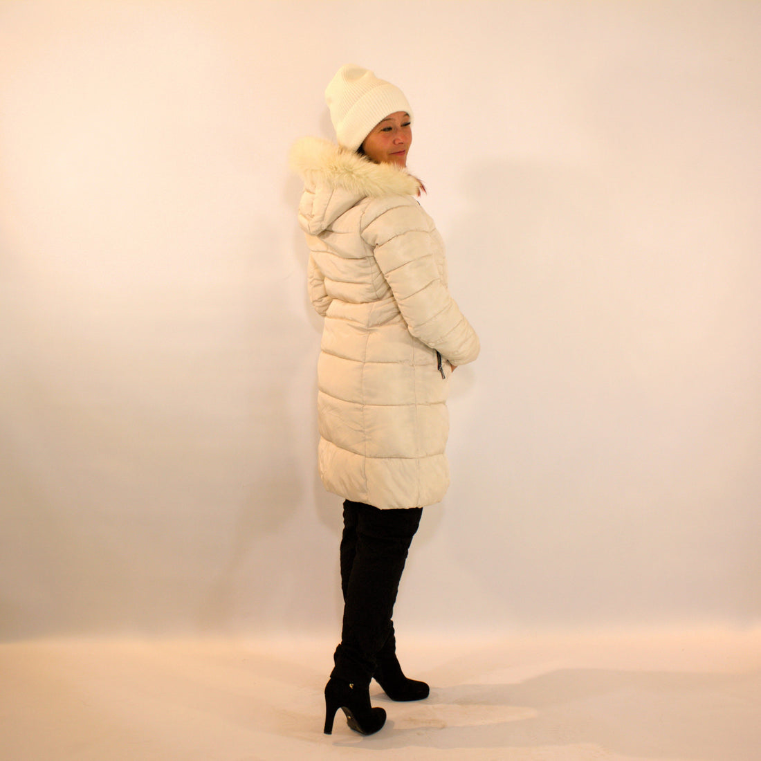 Pufferjacke Milan - Beige S