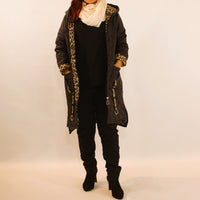 Jacket Black &amp; Gold - Black