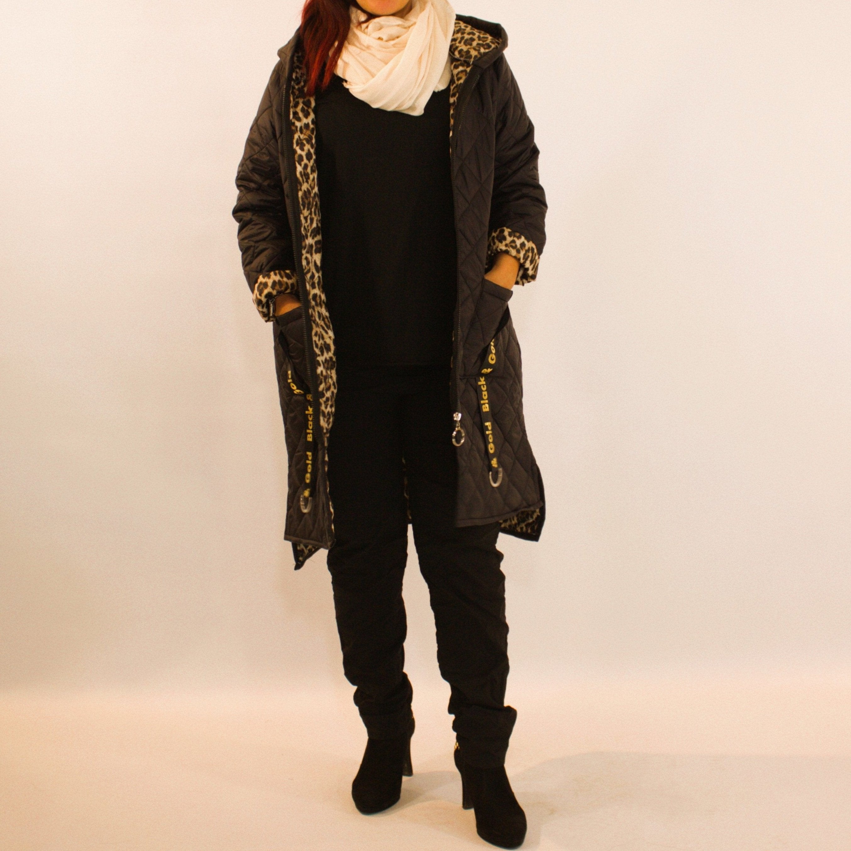 Jacket Black &amp; Gold - Black