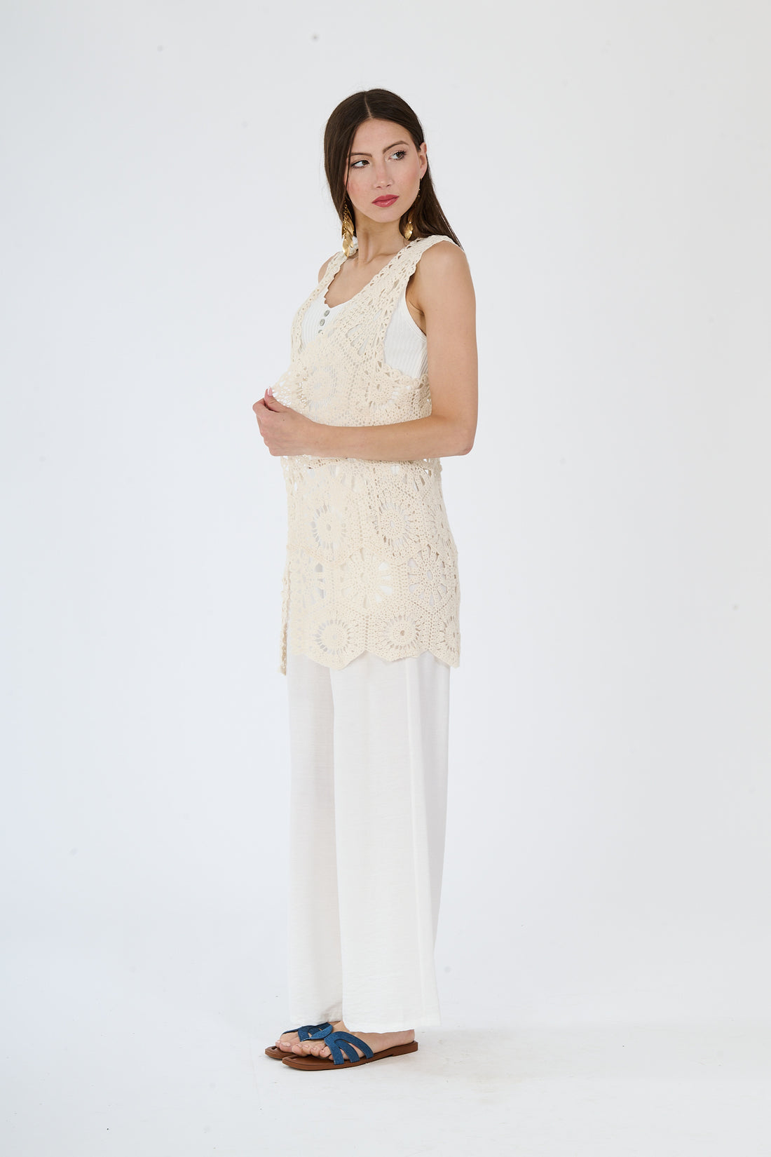 Strickjacke Paarl - Beige