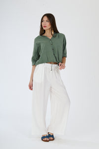 Hooded Shirt Alor - Olive