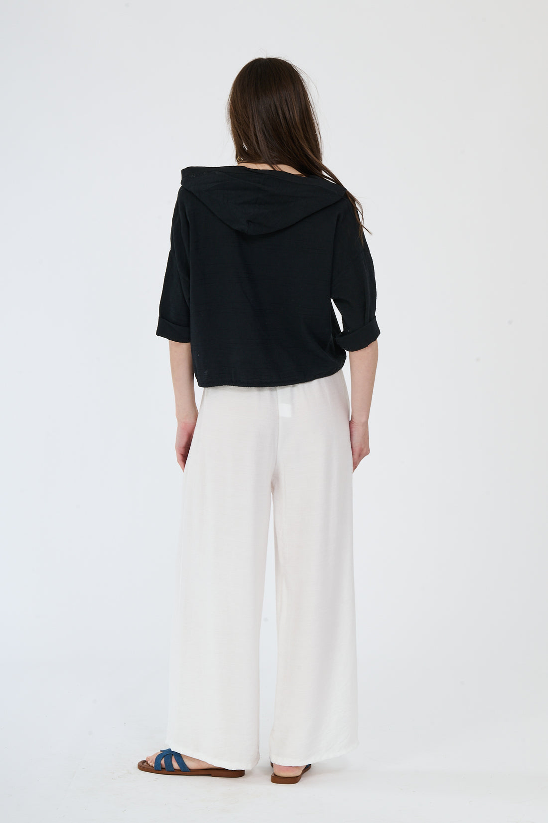 Hooded Shirt Alor - Schwarz