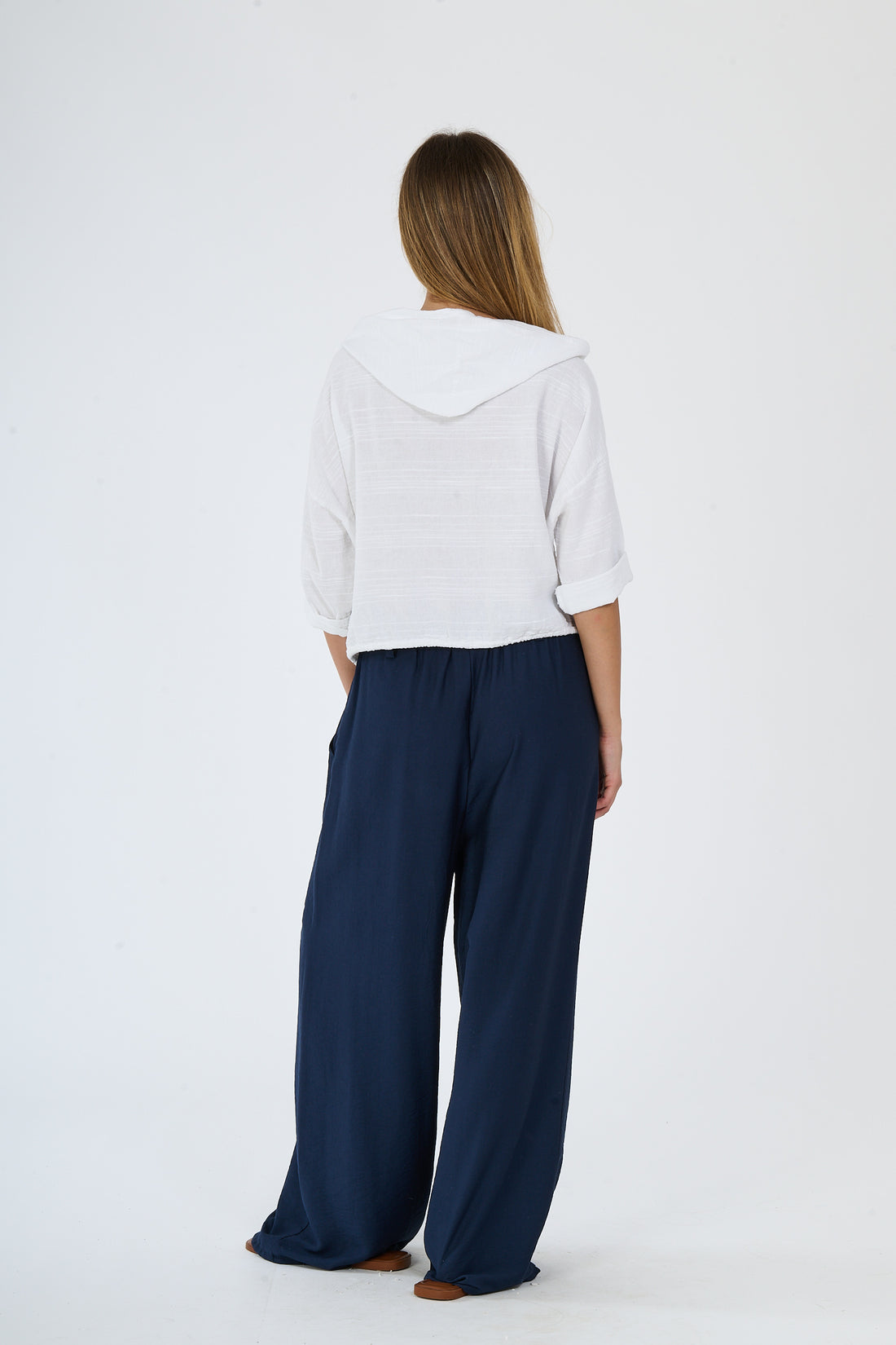 Hooded Shirt Alor - Weiß