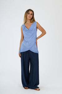 Top Ellena - Hellblau