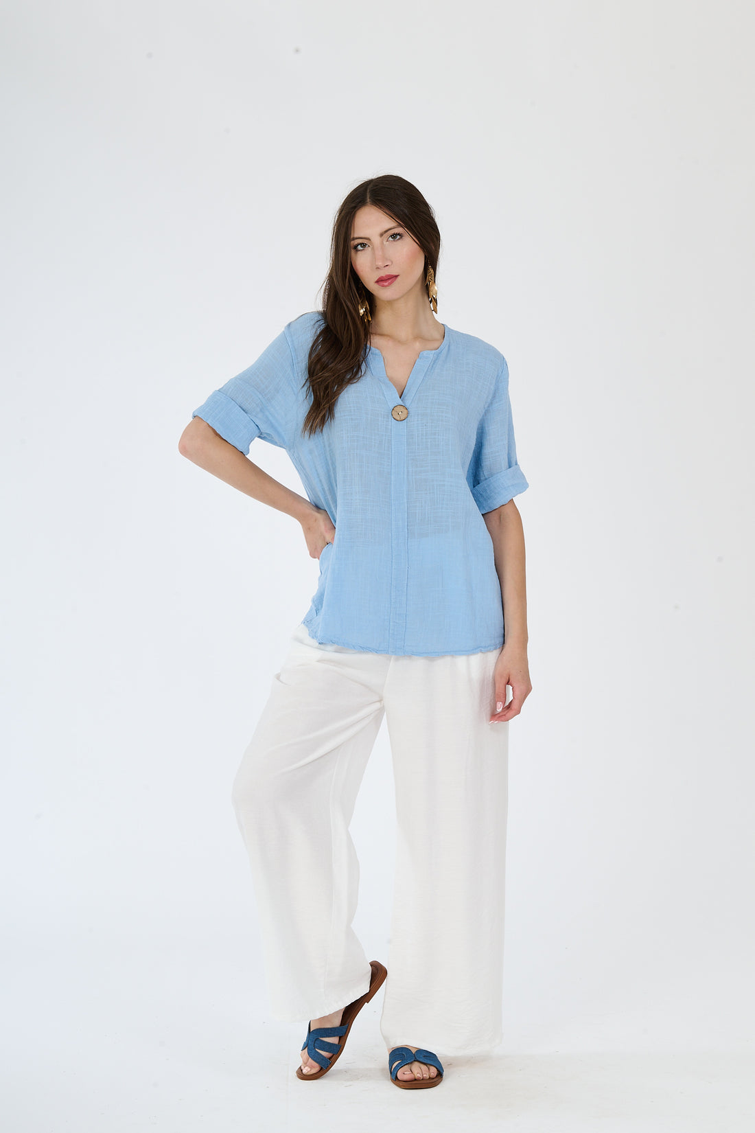 Shirt La Paz - Hellblau