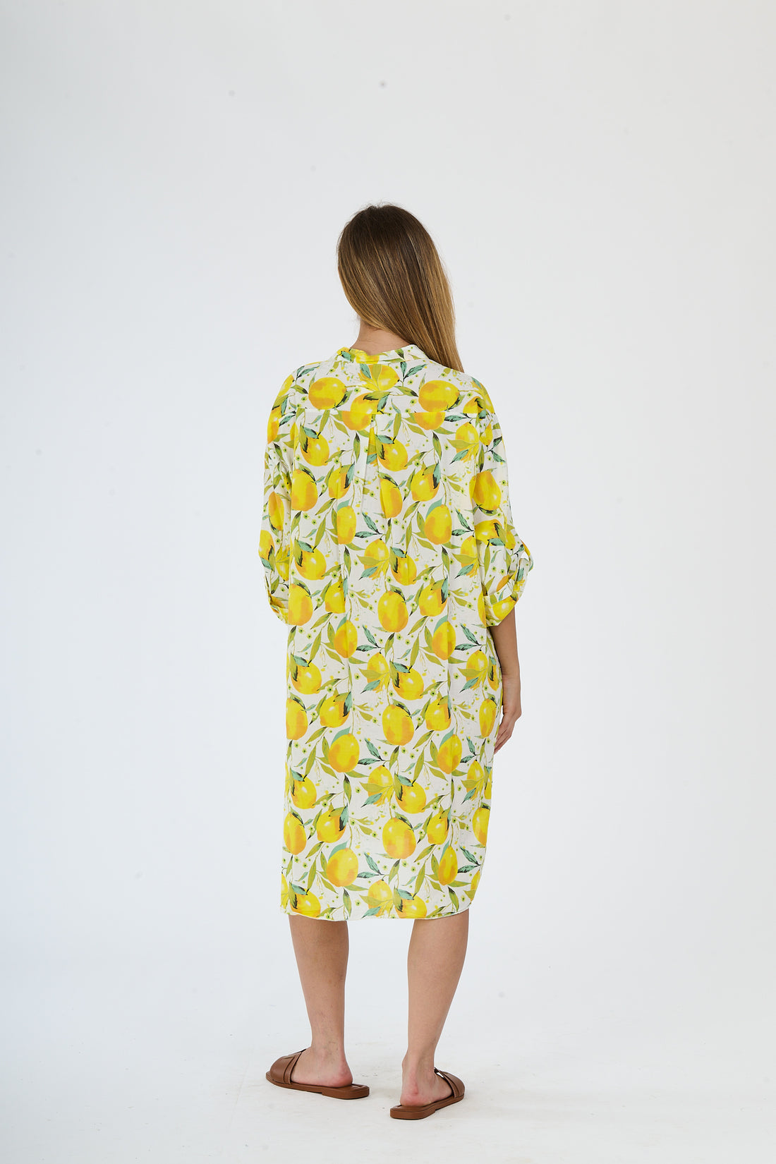 Oversized Hemd Citus - Gelb