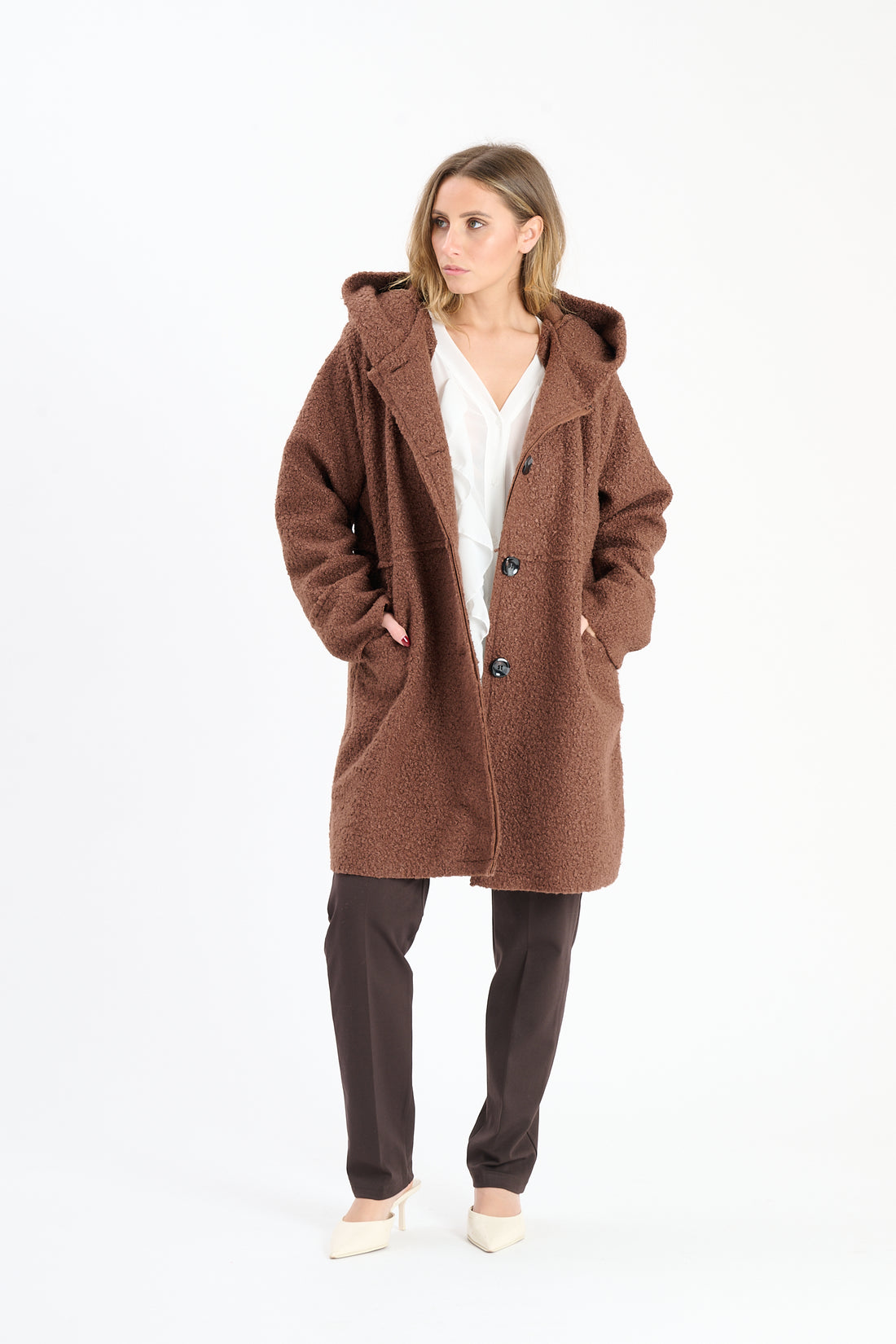 Filzjacke Olney - Braun