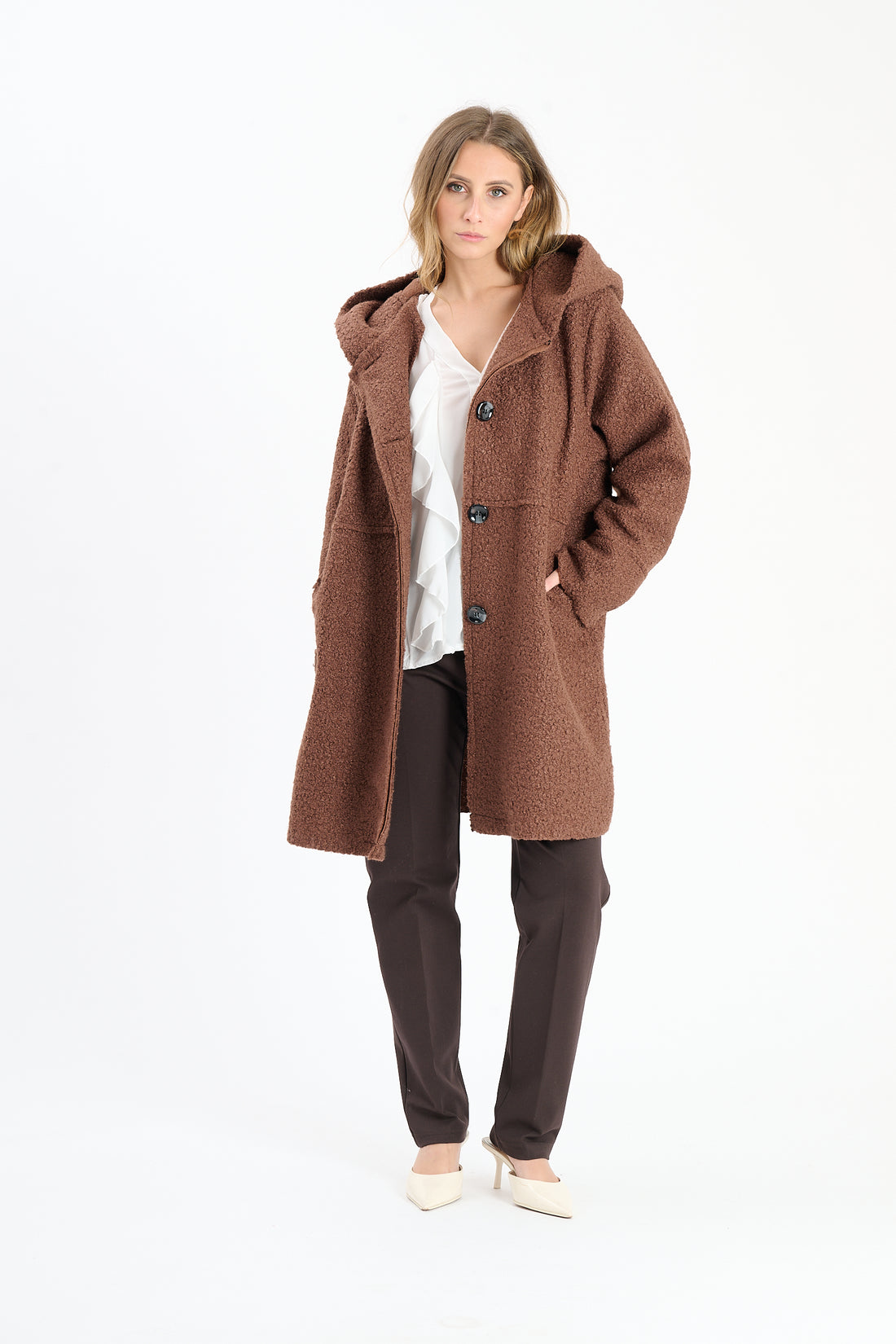 Filzjacke Olney - Braun