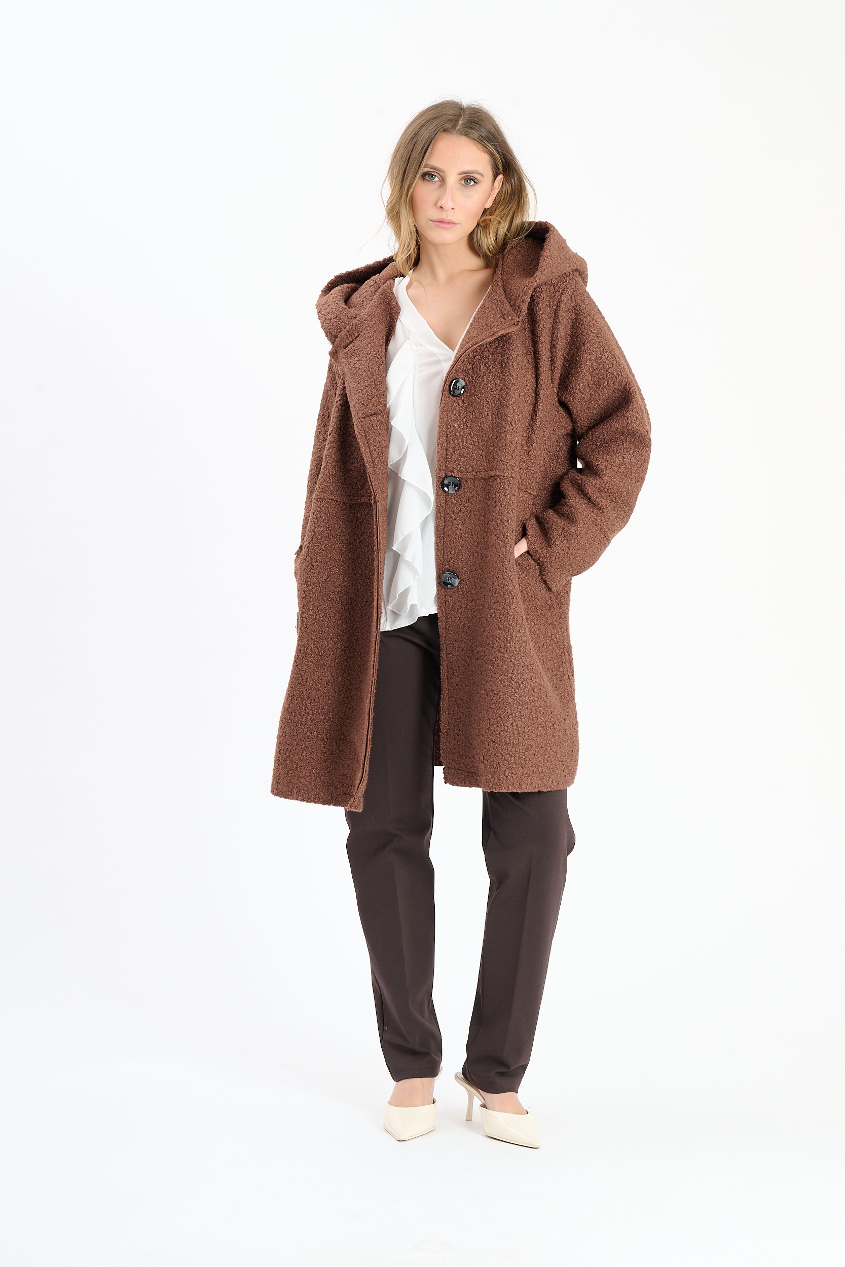 Filzjacke Olney - Braun
