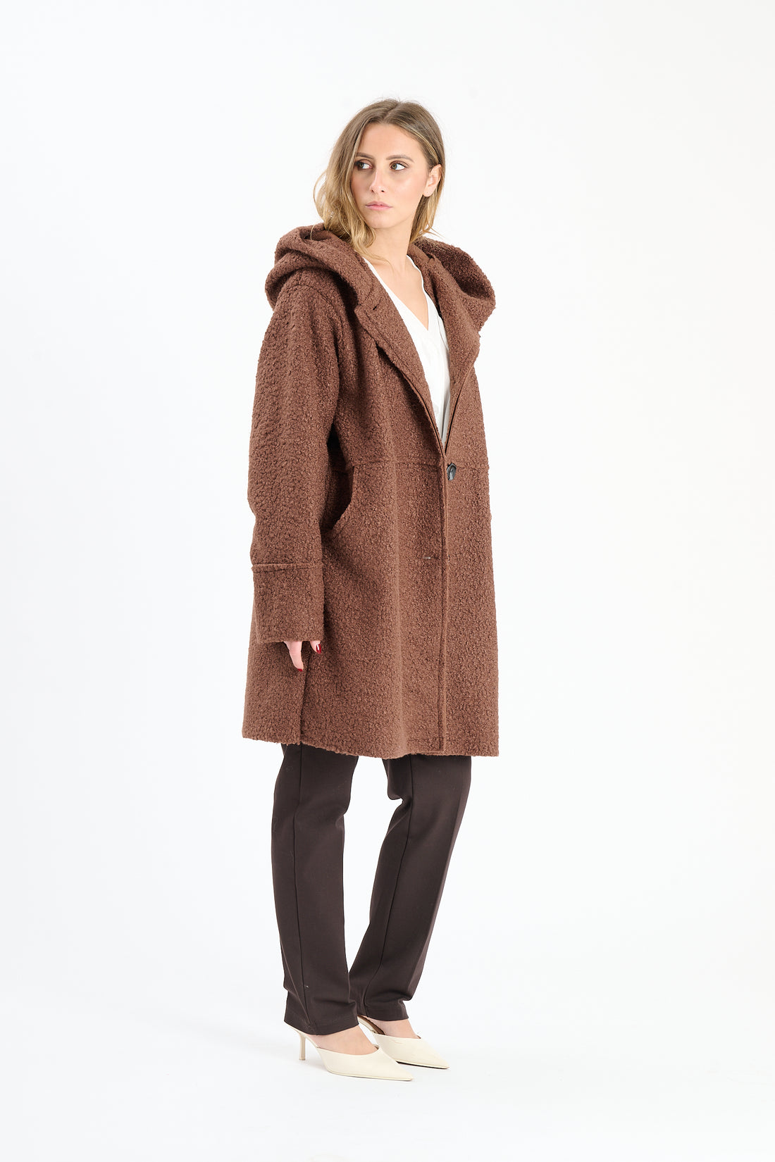 Filzjacke Olney - Braun